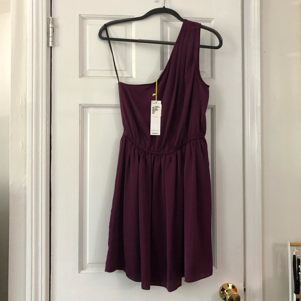 BCBG One Shoulder Cocktail Dress
